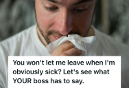 Fast Food Employee Begged To Switch Stations Due To Severe Allergy Symptoms, But When The Boss Ordered Him To Stay Put, He Complied Until The Franchise Owner Stepped In