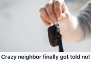 New Homeowner Was Harassed By His Neighbor Over Barking And Street Parking, So He Parked His Car In Front Of Her House And Refused To Move It