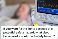Tenant Warned Apartment Management About Unsafe Lighting Conditions, So When Management Failed To Protect Elderly Neighbors, The Tenant Fell Down The Stairs And Forced Them To Act