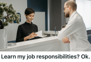 New Hire Asked Front Desk Lady For Printer Paper, So When She Scolded Him For “Not Knowing His Job Description,” He Asked His Boss And Gave Her A Reality Check
