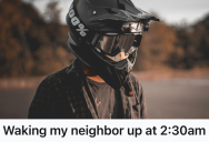 Sleep Deprived Tenant Endured His Neighbor’s Endless Weeknight Parties, So Early Morning Motorcycle Revving Became His Revenge