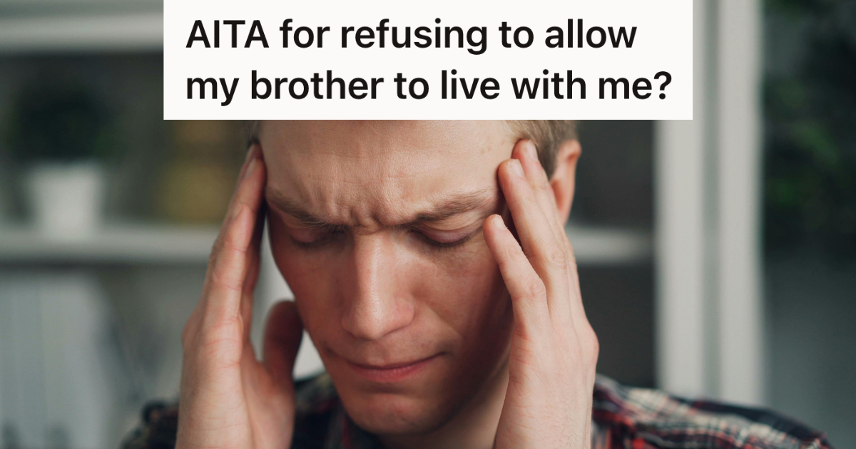 man with a worried look on face