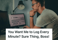 Junior Analyst Was Forced To Track Work In 15 Minute Increments, So The Entire Team Recorded Every Minor Task And Forced Boss To Reverse Course