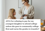 Parent Refused To Fund An Expensive Private College After Daughter Admitted She Hated School, So She Sparked A Family Debate Over Accountability