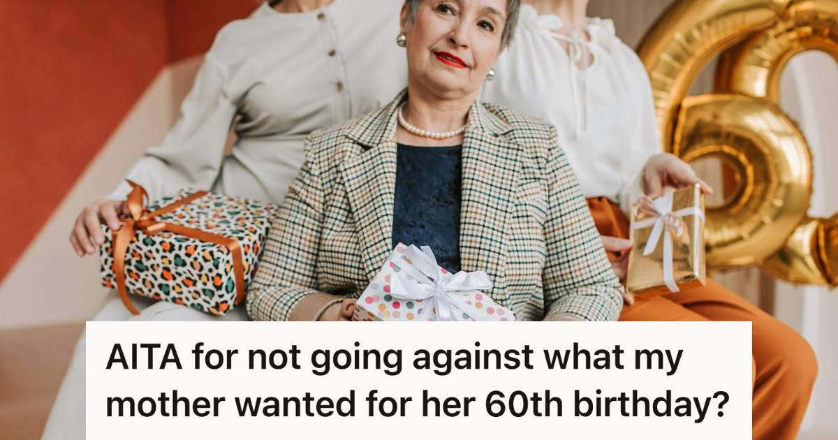 older woman celebrating birthday