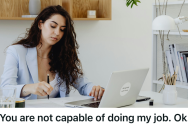 Experienced Employee Was Deemed Unqualified To Fill In For Her Boss On Leave, So When A Young New Hire Took Over The Office, She Sat Back And Watched The Chaos Unfold