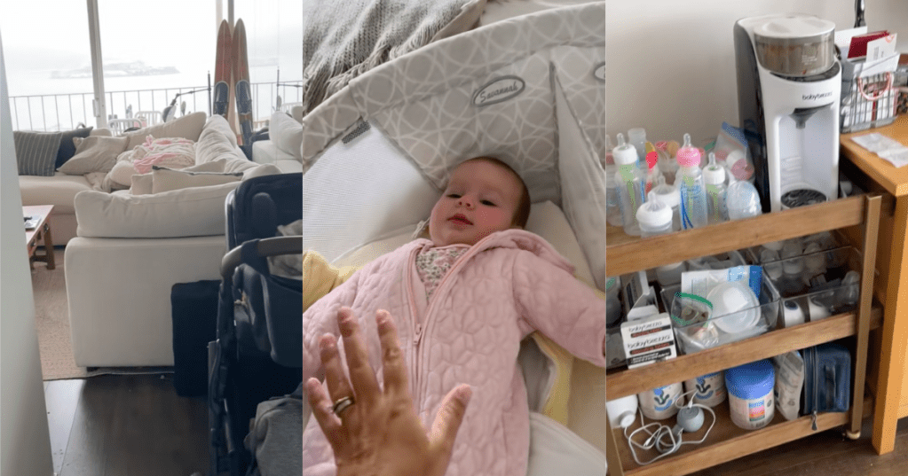 woman in an apartment