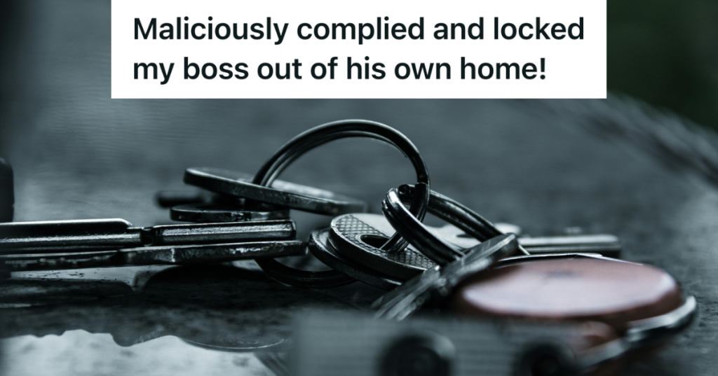 set of keys on a table