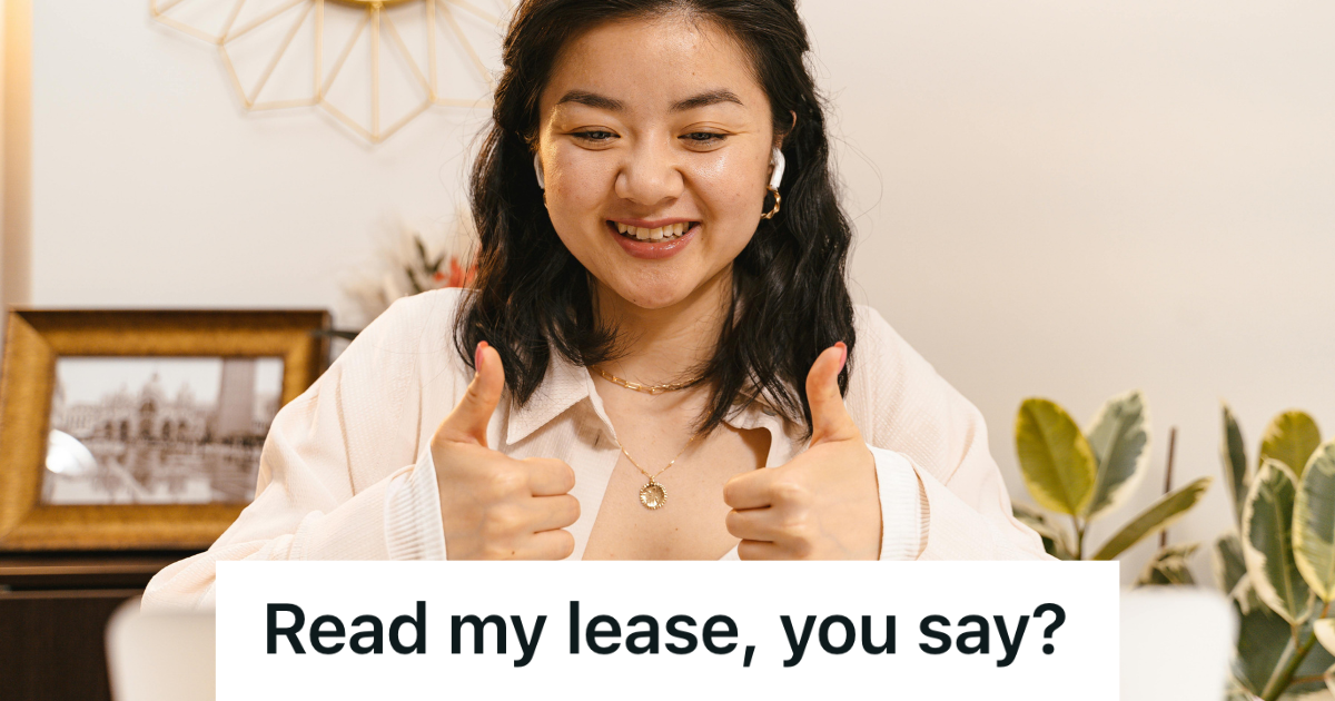 smiling woman giving two thumbs up