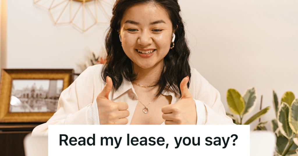 smiling woman giving two thumbs up