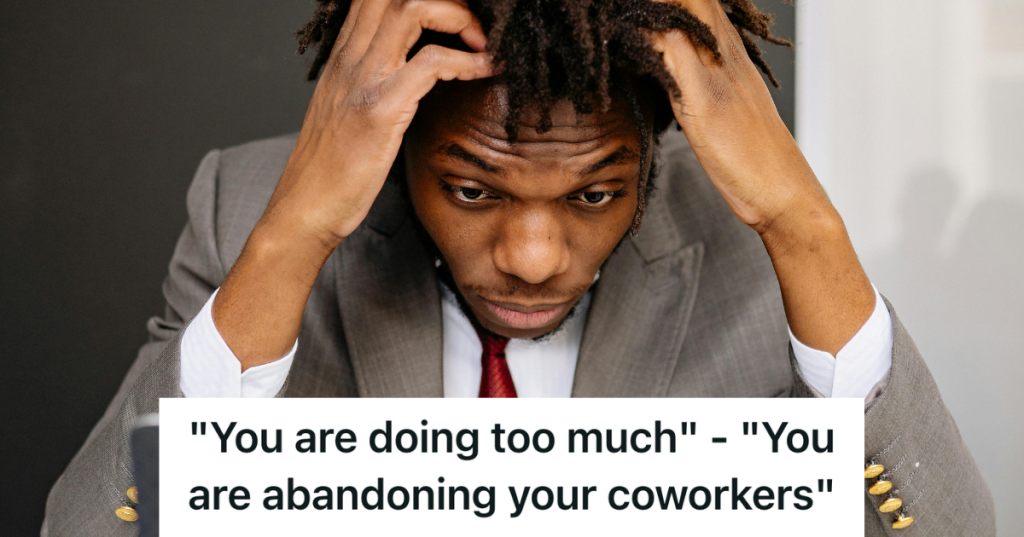 stressed corporate man at his desk