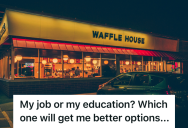 College Student Was Pressured To Choose A Fast Food Job Over Finals, So He Quit On The Spot And Walked Straight Toward A Better Future