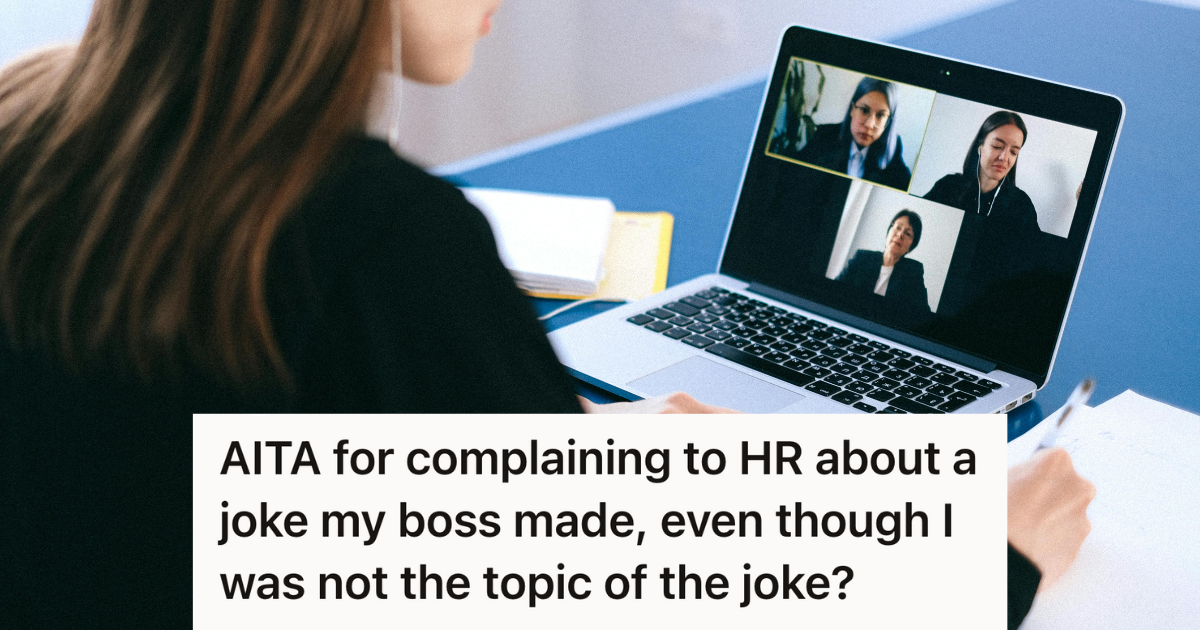 Employees Boss Joked During A Zoom Meeting About Coworkers Having A Secret Romance, So She Took The Joke Straight To HR And Accidentally Caused A Workplace Reckoning woman sitting on zoom meeting