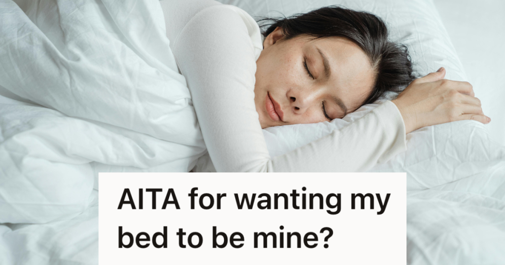 woman sleeping in bed