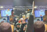 A Football Fan Was Late For Her Super Bowl Party Because Of How Packed A Buffalo Wild Wings Restaurant Was