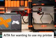 Teenager And Two Friends Bought A 3D Printer Together To Start A Small School Business, But The Friend Who Keeps It At His House Says He Now Owns Most Of The Printer And Spent The Business Money Without Telling Them