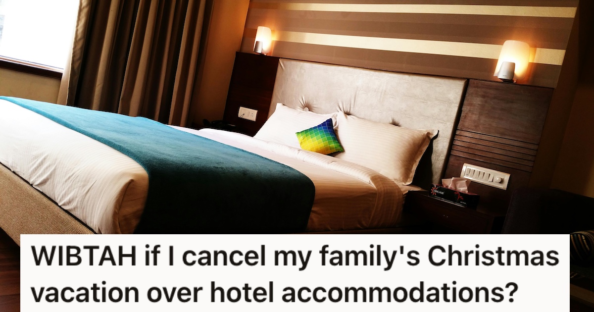 A double hotel bed