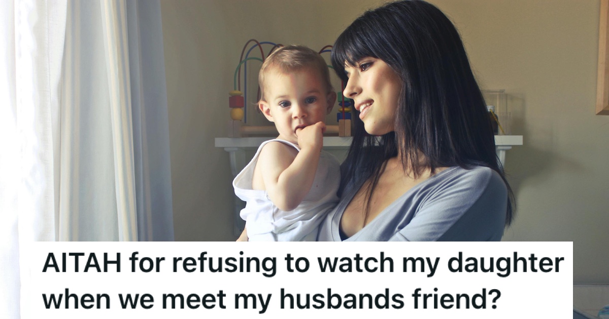 A woman holding a toddler