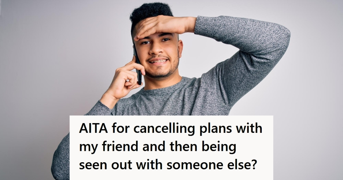 Man looking upset talking on the phone