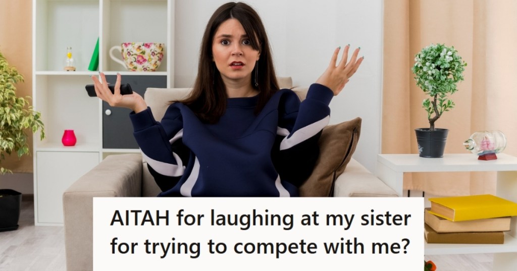 Confused woman sitting on the couch