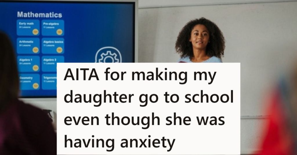 Girl giving presentation