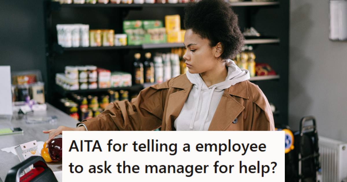 Woman putting her items on the counter to check out