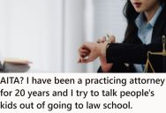 Some Parents Wanted This Attorney To Talk To Their Kids About Going To School To Become A Lawyer, So He Did, But He Told The Kids About The Downsides Of The Job Too