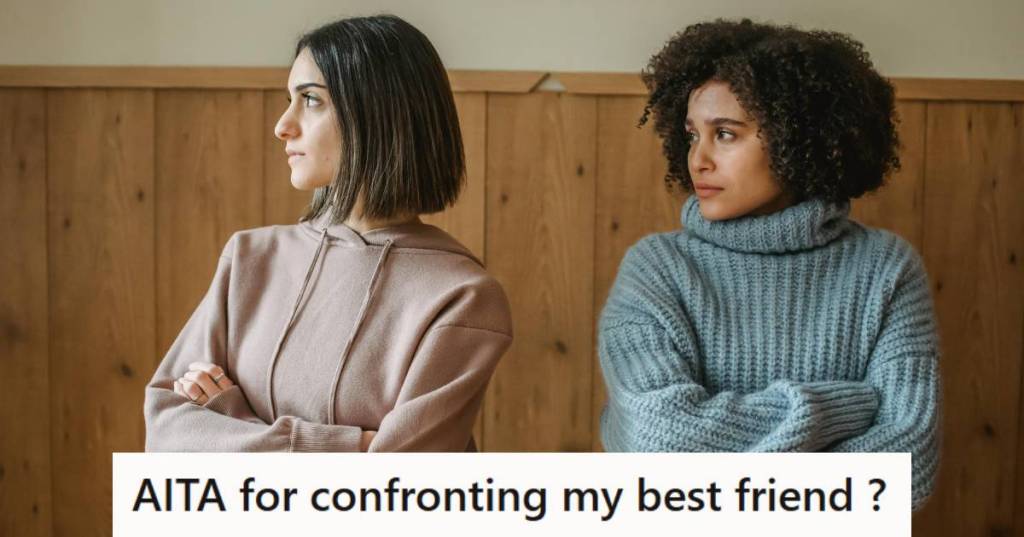 Best friends having a dispute and being upset with each other
