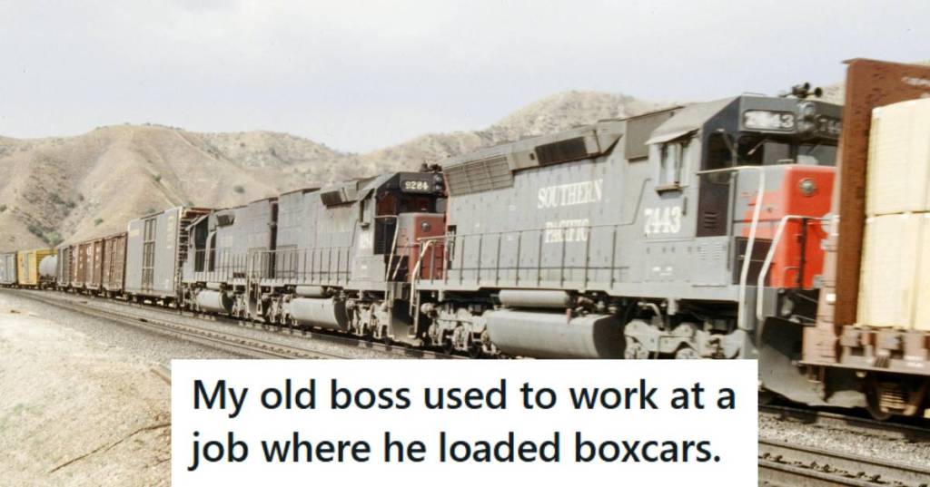 A car on the tracks, loaded, and ready to go