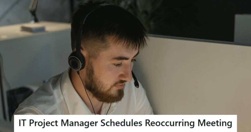 Help desk employee trying to check settings in an app