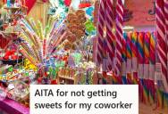 Woman Looked For A Coworker’s Candy Request At A Shop Near Home And Couldn’t Find It, But Now The Coworker Keeps Pressuring Her To Search Other Stores Around Town Without A Car