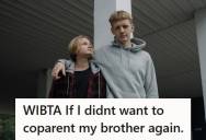 Man Who Spent Years Acting As A Co-Parent To His Younger Brother Moves Out And Starts A Demanding Job, But His Mom Asks Him To Take Over The Role Again