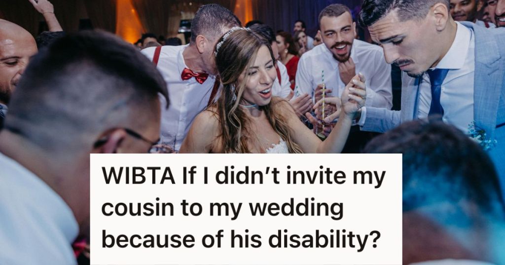 Couple and guests dancing at a wedding