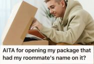 His Roommate Accused This Man Of Opening His Mail, But It Was His Parcel That His Roommate Ordered For Him