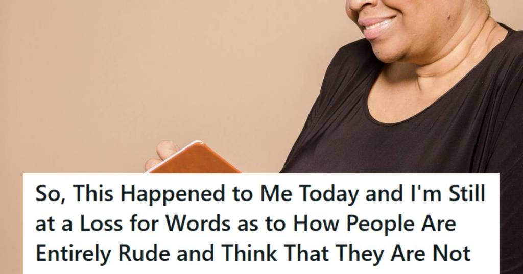 Overweight woman smiling as she writes a story