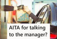 The McDonald’s Worker Didn’t Give Her The Ranch Cups She Asked For, So She Asked Again At The Window, And The Worker Literally Threw Them Into Her Car