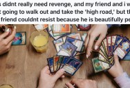 Friends Are Happily Playing A Card Game When A Ranting Woman Comes To Tell Them Off, But Little Did They Know, She Was Actually A Massive Hypocrite