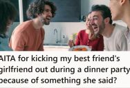 Her Best Friend’s Girlfriend Came To A Dinner Party And Kept Asking Why The Host Didn’t Choose To End Her Pregnancy, So Finally The Host Got Fed Up And Kicked Her Out