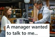 Young Man Was Caught Doing School Work And Chatting With A Customer While On The Clock, So His Manager Called Him Into The Office