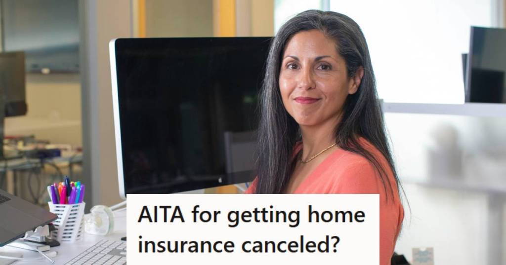 Woman sitting at her computer after speaking to the insurance company