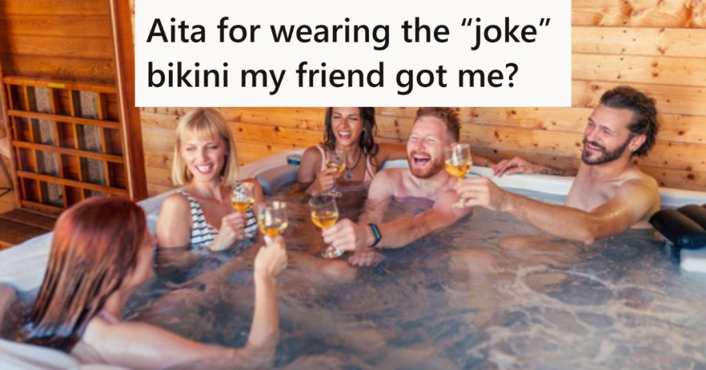 Group in a hot tub