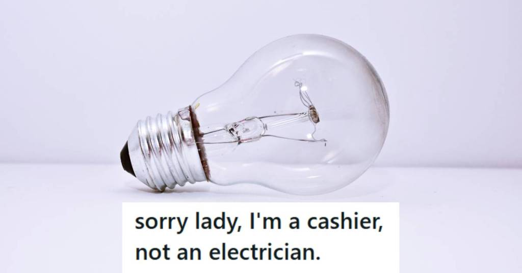 Lightbulb laying against a whitish-gray background