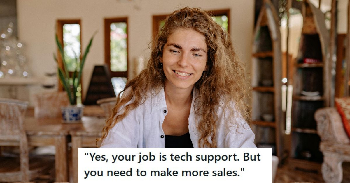 Woman working on her laptop