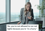 Woman Wanted To Hire A Lawyer After Running A Red Light, But The Law Firm Employee Hung Up On Her For Being Unreasonable