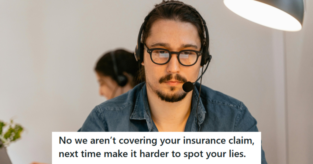 Man with glasses working with a headset on