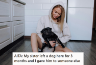 Caring Sister Knew That Her Sick Sibling Won’t Be Able To Look After Her Dog, So She Gave Up Her Dog To Another Family