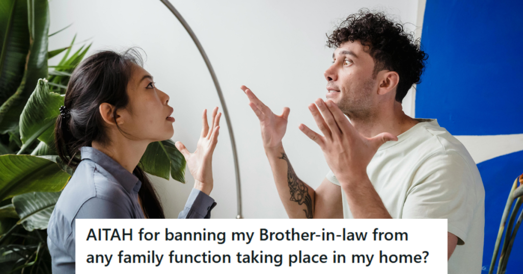 Man and woman arguing