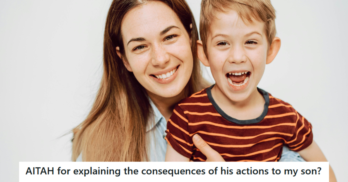 Caring Dad Told His Son To Stand Up For Himself Against The Bullies In His School, And Threatened The Principal For Not Taking Any Action mother and son
