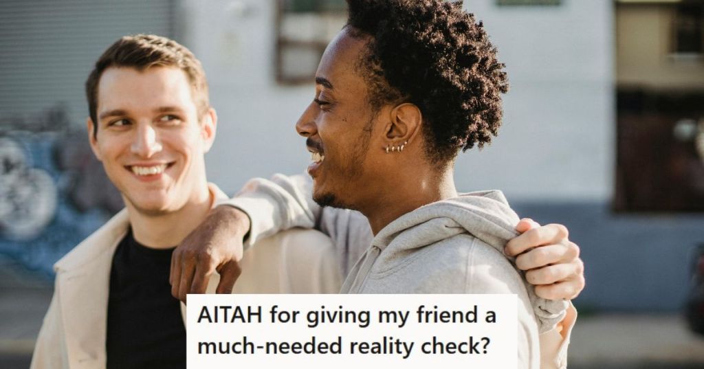 Two men standing together