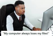 Confused Student Complained About Her Files Disappearing From Her Floppy Disks, So The IT Worker Looked At How She Was Storing Them